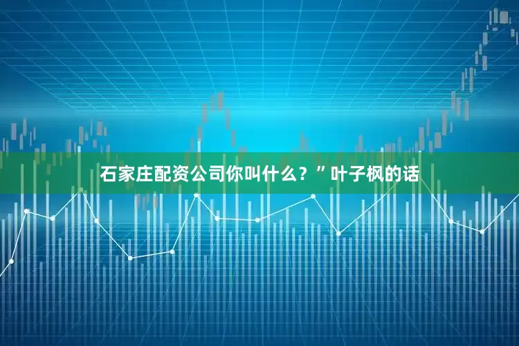 石家庄配资公司你叫什么？”叶子枫的话